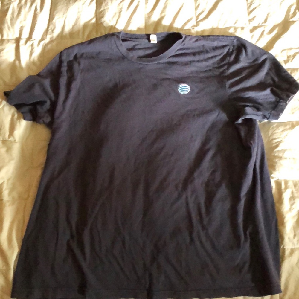 Plain blue shirt with AT&T logo